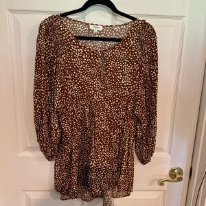 Bungee Flowy High Low Top Size Large